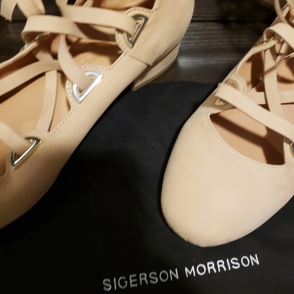 Sigerson Morrison Hea Laced Up Heels - Picture 3 of 10